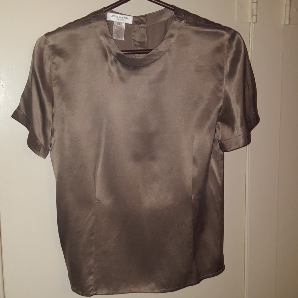 100% silk dress shirt